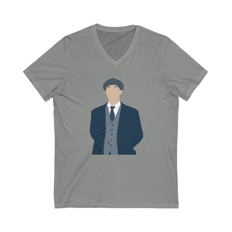 Thomas Shelby V-Neck Tee - Fandom-Made
