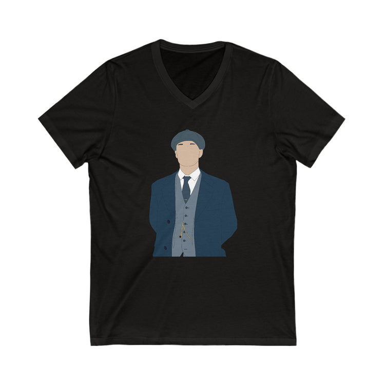 Thomas Shelby V-Neck Tee - Fandom-Made