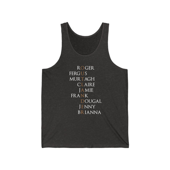 Outlander Characters Tank Top - Fandom-Made