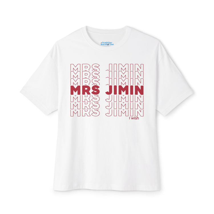Mrs. Jimin Unisex Oversized Boxy Tee