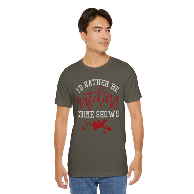Crime Shows Unisex T-Shirt - Fandom-Made