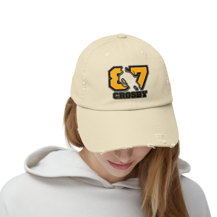 Crosby Distressed Cap - Fandom-Made