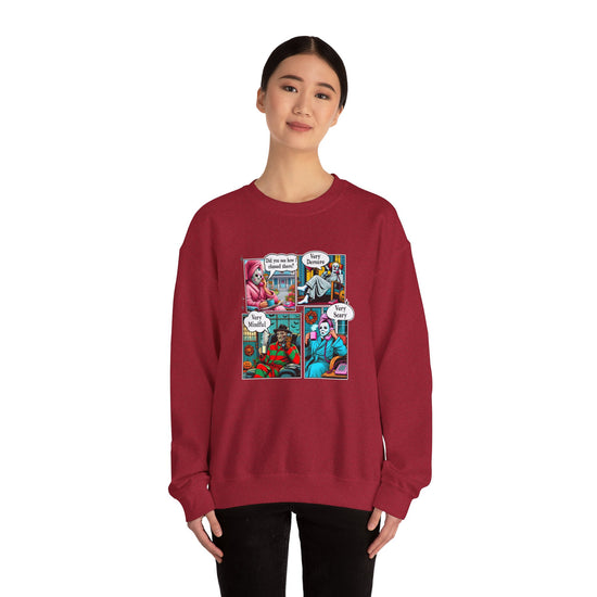 Very Demure Very Mindful Very Scary Sweatshirt - Fandom-Made