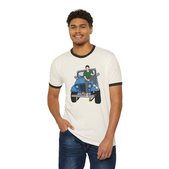 Stiles Stilinski And Jeep Ringer T-Shirt - Fandom-Made