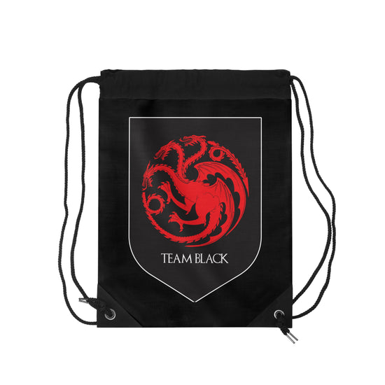 Team Black Drawstring Bag - Fandom-Made
