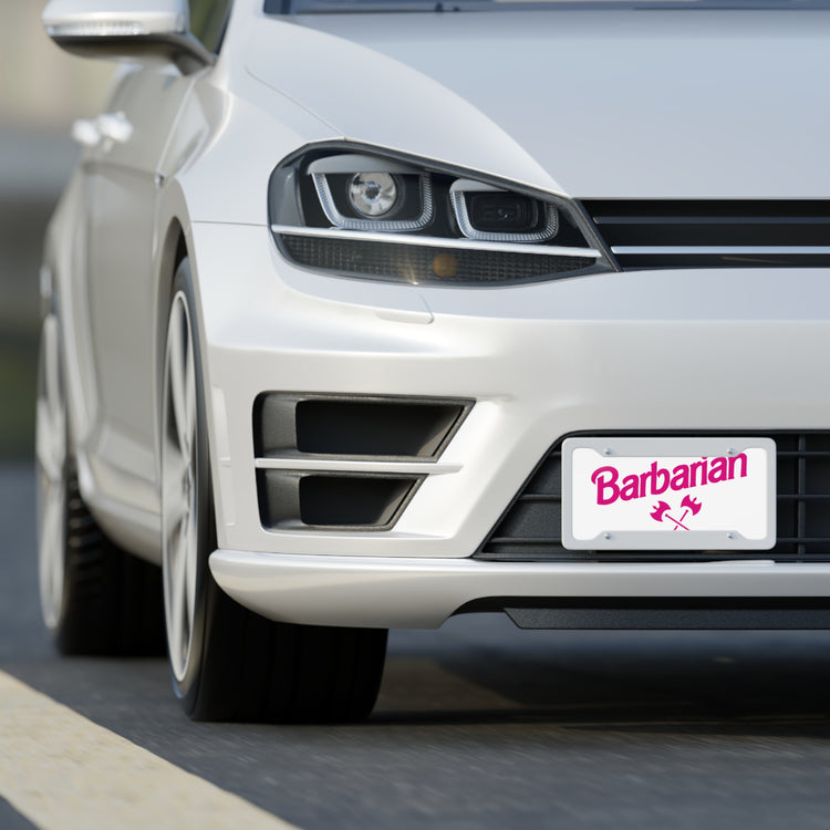 Barbarian Vanity Plate - Fandom-Made