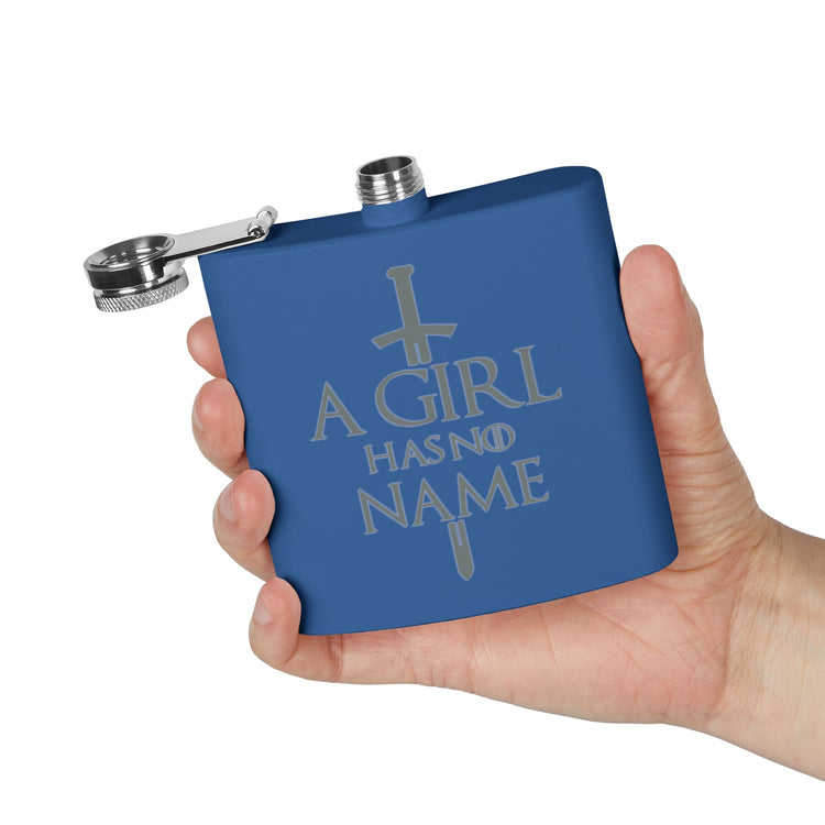 A Girl Has No Name Flask - Fandom-Made
