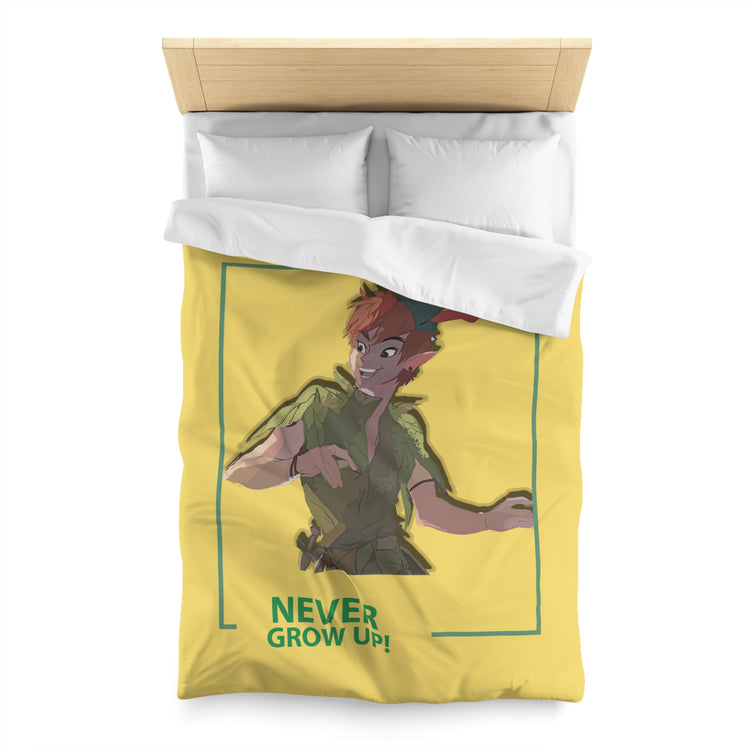 Never Grow Up Duvet Cover - Fandom-Made