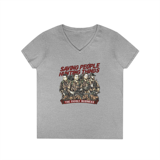Supernaturalbusters V-Neck T-Shirt - Fandom-Made