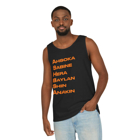 Ahsoka Names Tank Top - Fandom-Made