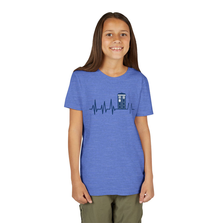 My Heart Beats For The Doctor Youth Tee - Fandom-Made