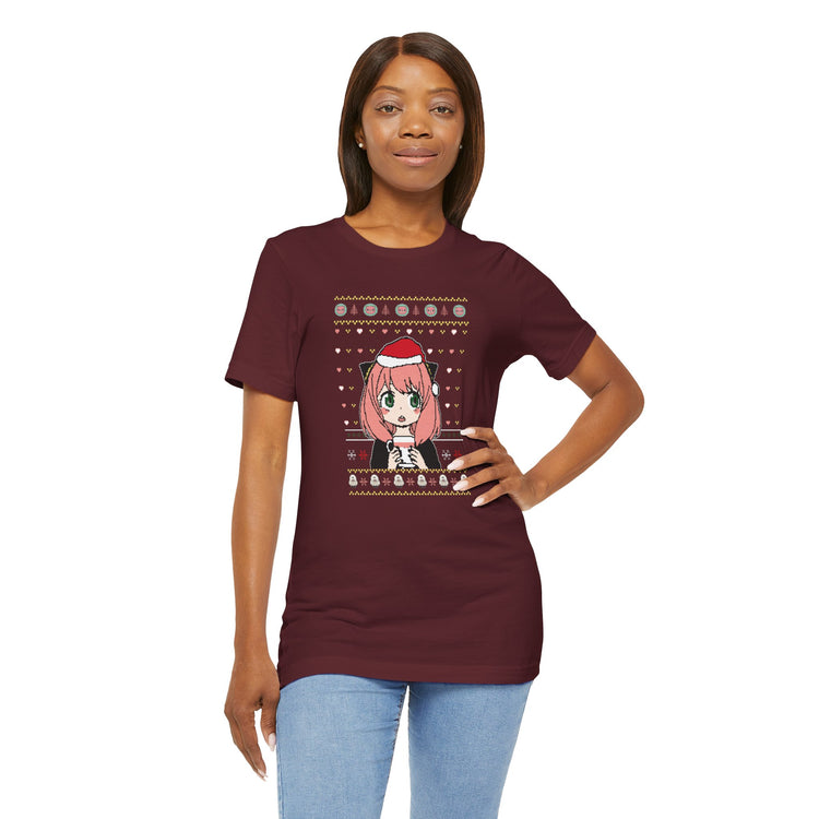 Anya Forger Ugly Christmas Sweater Unisex T-Shirt - Fandom-Made