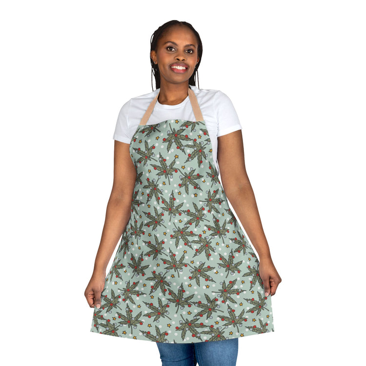 Cannabis Christmas Apron - Fandom-Made