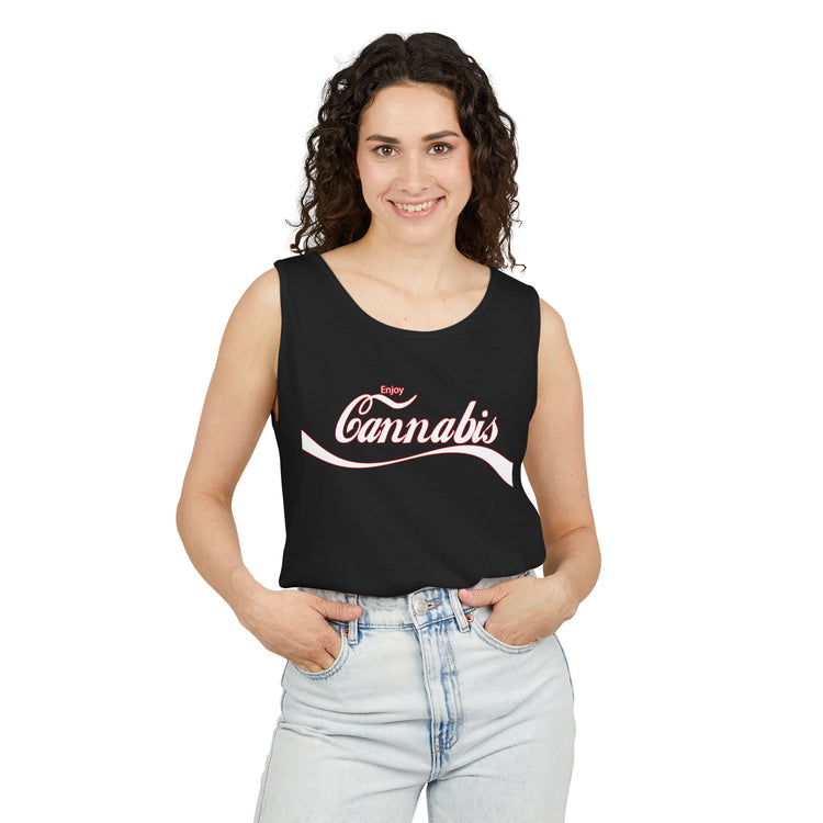 Enjoy Cannabis Tank Top - Fandom-Made