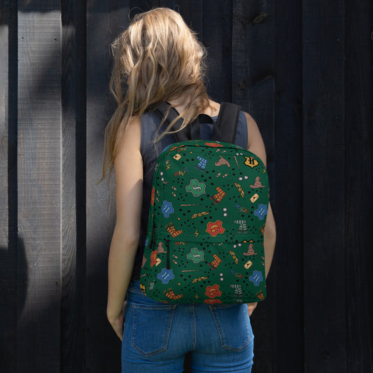 Hogwarts Slytherin House Backpack - Fandom-Made
