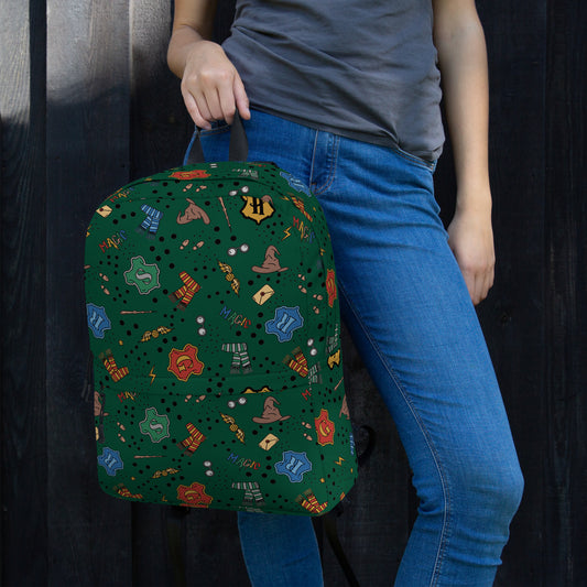 Hogwarts Slytherin House Backpack - Fandom-Made