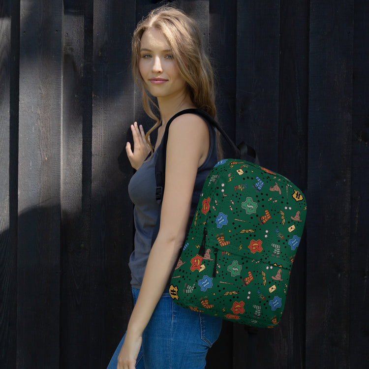 Hogwarts Slytherin House Backpack - Fandom-Made
