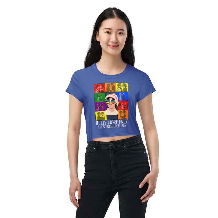 More Pride Less Prejudice Crop Tee - Fandom-Made
