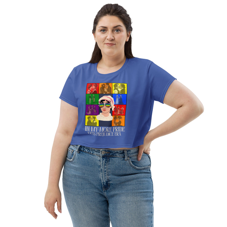 More Pride Less Prejudice Crop Tee - Fandom-Made