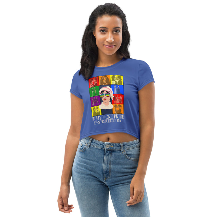 More Pride Less Prejudice Crop Tee - Fandom-Made