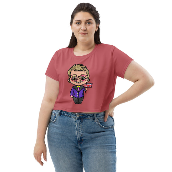 Elton John Crop Tee - Fandom-Made