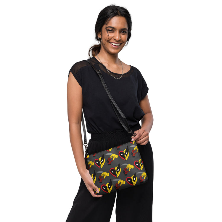 Deadpool Wolverine Besties Crossbody Bag - Fandom-Made