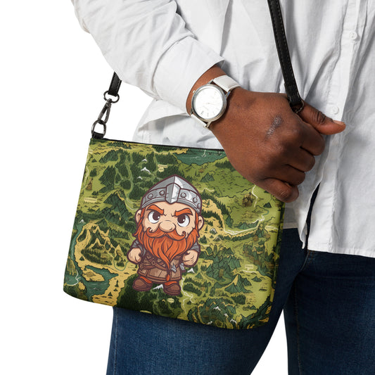 Gimli All-Over Print Crossbody Bag - Fandom-Made