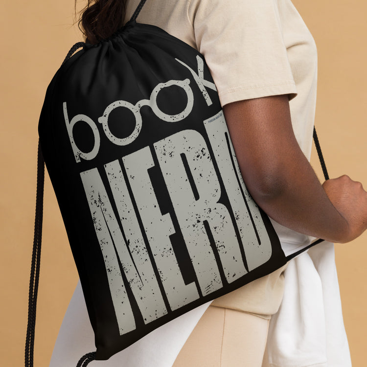 Book Nerd Drawstring Bag - Fandom-Made