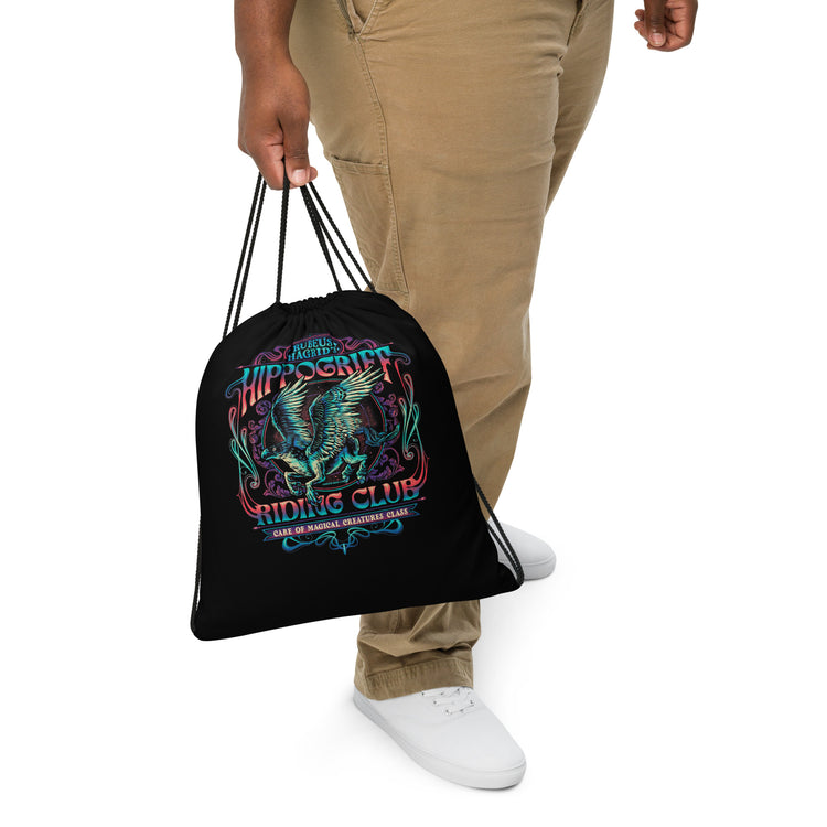 Hippogriff Riding Club Drawstring Bag - Fandom-Made