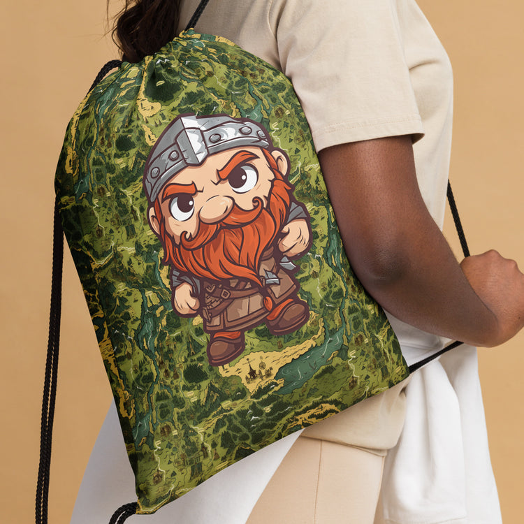 Gimli All-Over Print Drawstring Bag - Fandom-Made