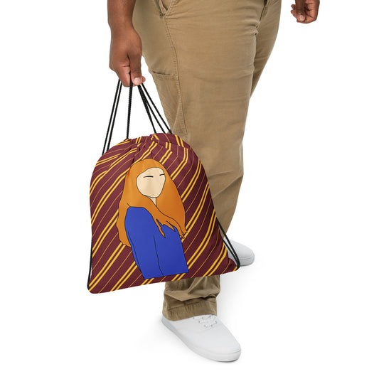 Ginny Weasley All-Over Print Drawstring Bag - Fandom-Made