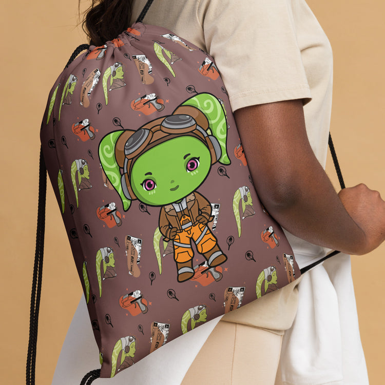 Hera All-Over Print Drawstring Bag - Fandom-Made