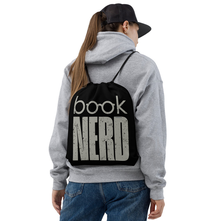 Book Nerd Drawstring Bag - Fandom-Made