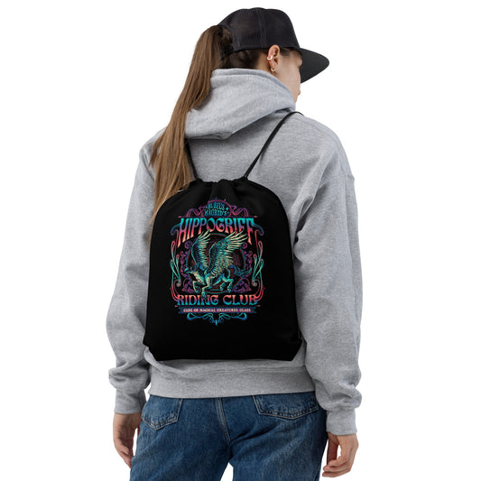 Hippogriff Riding Club Drawstring Bag - Fandom-Made