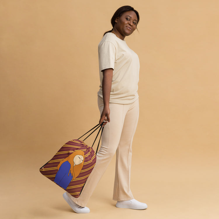 Ginny Weasley All-Over Print Drawstring Bag - Fandom-Made