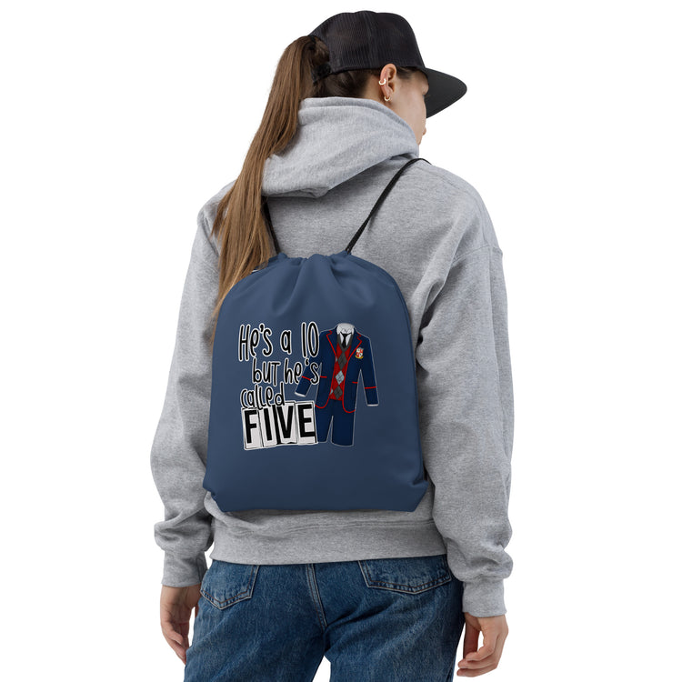 He's a 10 But..Drawstring Bag - Fandom-Made