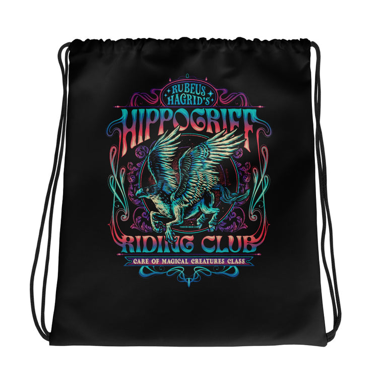 Hippogriff Riding Club Drawstring Bag - Fandom-Made