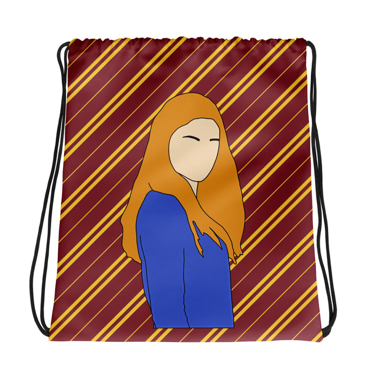 Ginny Weasley All-Over Print Drawstring Bag - Fandom-Made