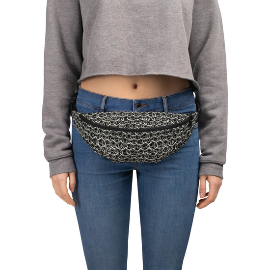 Chainmail All-Over Print Fanny Pack - Fandom-Made