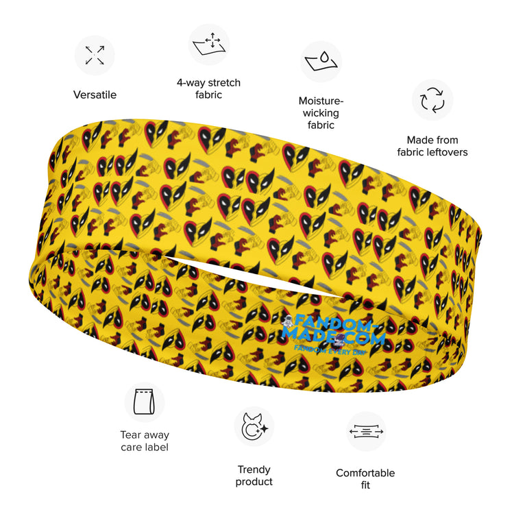 Wolverine Deadpool Besties Headband - Fandom-Made