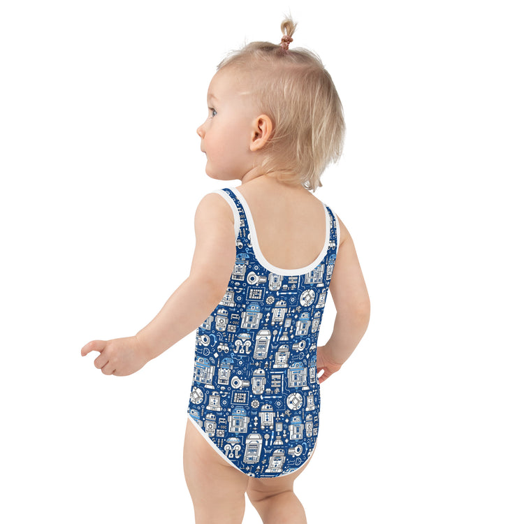 R2 All-Over Print Kids Swimsuit - Fandom-Made