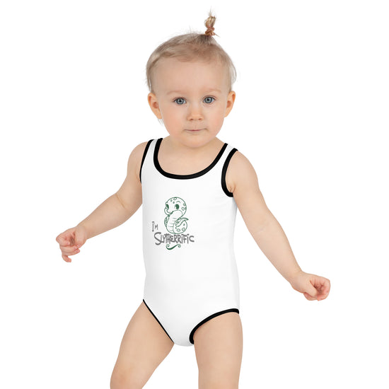 Slytherrific Kids Swimsuit - Fandom-Made