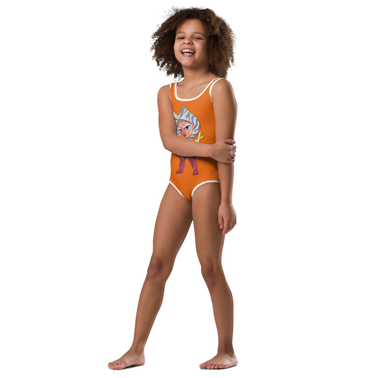 Ahsoka Kids Swimsuit - Fandom-Made