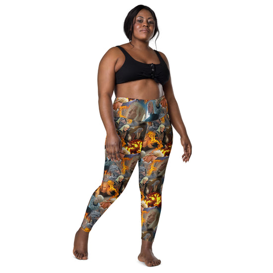 Daemon Targaryen Leggings with Pockets - Fandom-Made
