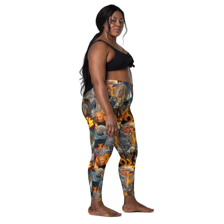 Daemon Targaryen Leggings with Pockets - Fandom-Made