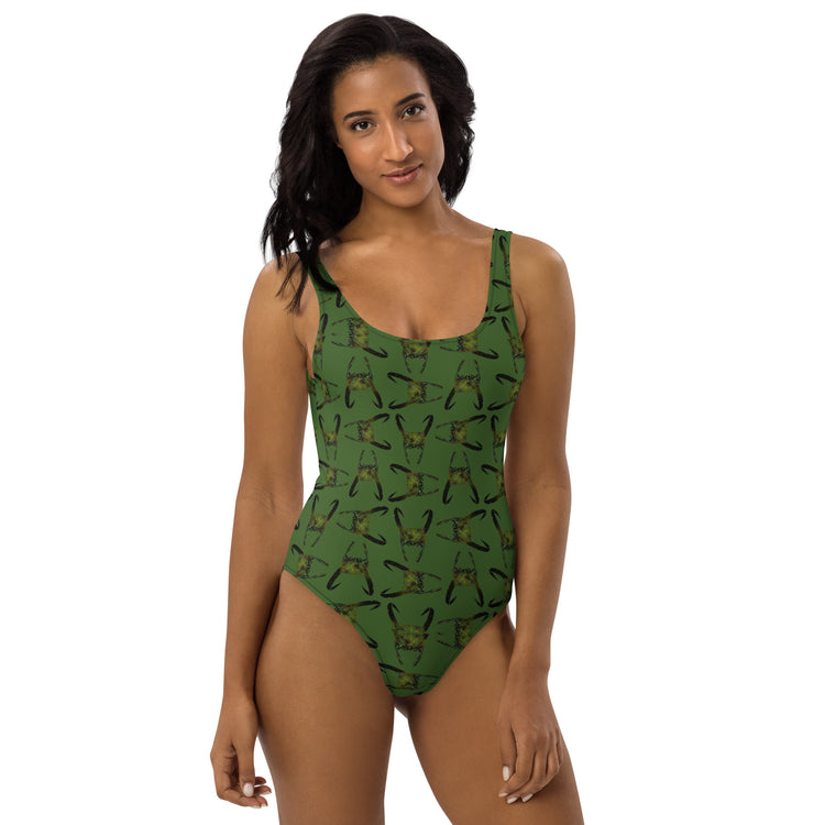 Loki All-Over Print One-Piece Swimsuit - Fandom-Made