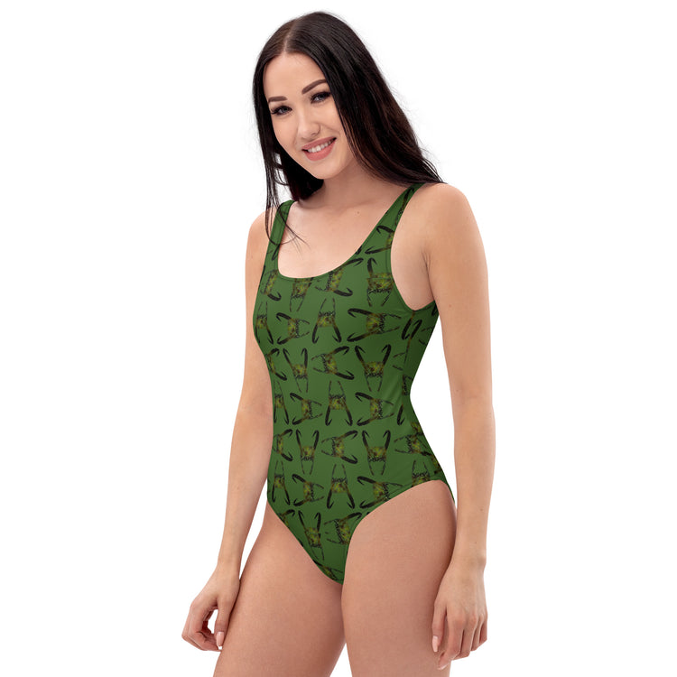 Loki All-Over Print One-Piece Swimsuit - Fandom-Made