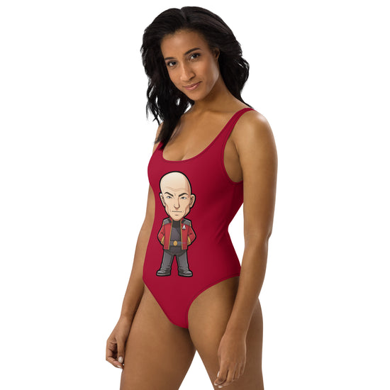 Jean-Luc Picard One-Piece Swimsuit - Fandom-Made