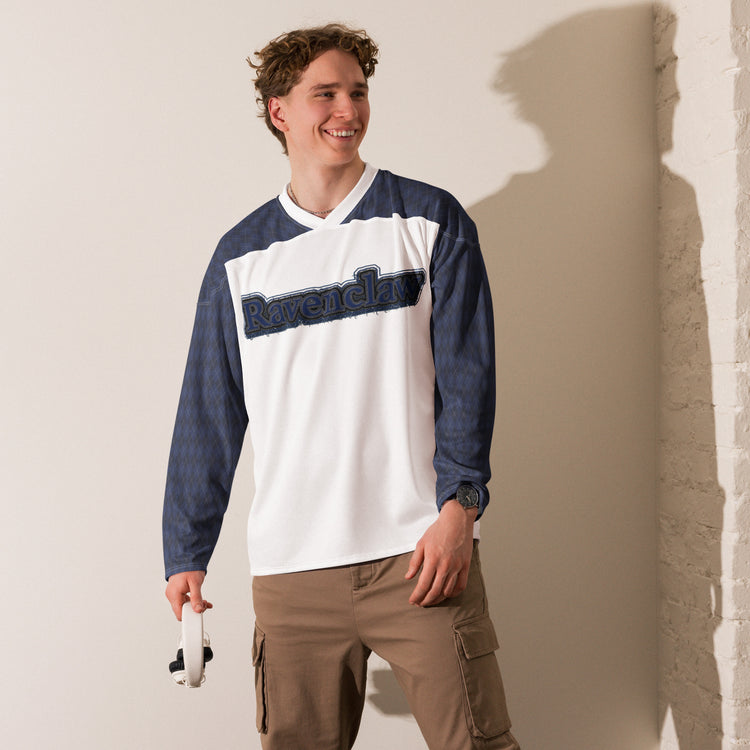 Ravenclaw Embroidery Design Hockey Jersey - Fandom-Made
