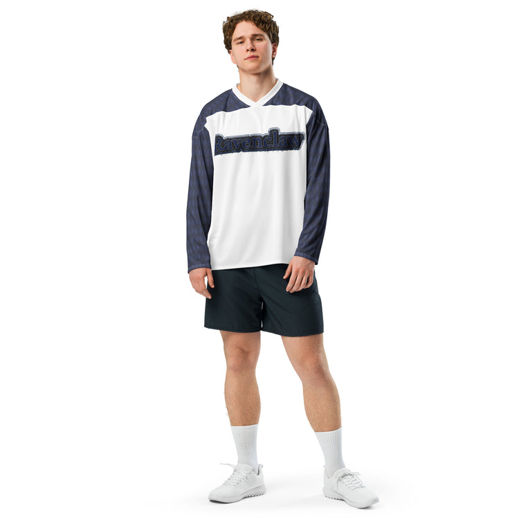 Ravenclaw Embroidery Design Hockey Jersey - Fandom-Made